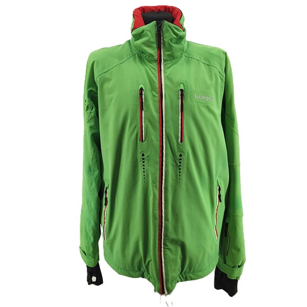 Benger vintage outdoor jacket green retro Y2K-style front view