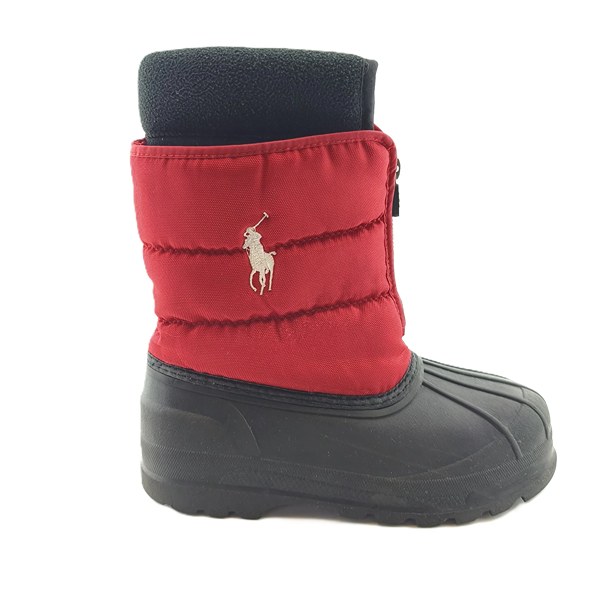 Polo Ralph Lauren vintage winter boots red retro Y2K-style side view