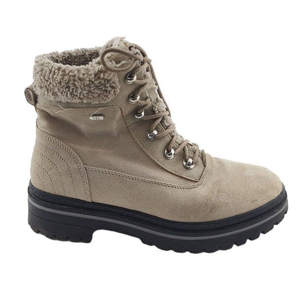 Esprit vintage winter boots beige retro Y2K-style side view