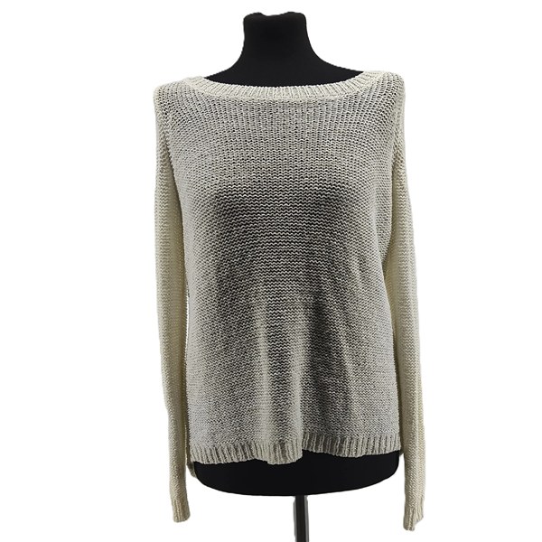 Vintage Sweaters for Women Vero Moda beige Retro-00s-style front view