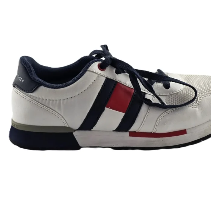 Vintage Ladies Sport Shoes Tommy Hilfiger white Retro-2000s-style logo colour accents