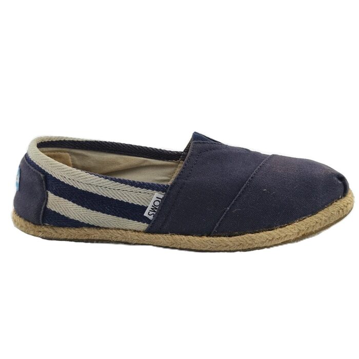 TOMS Vintage Ladies Shoes multicolor Retro-2010s-style side view braided jute sole