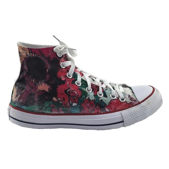 Converse Vintage Ladies Sport Shoes multicolor Retro-2000s-style floral print side view