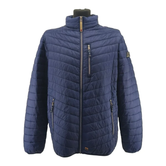 Redpoint Vintage Men’s Lightweight Jackets Blue Retro-00s-style quilted front with zip pockets