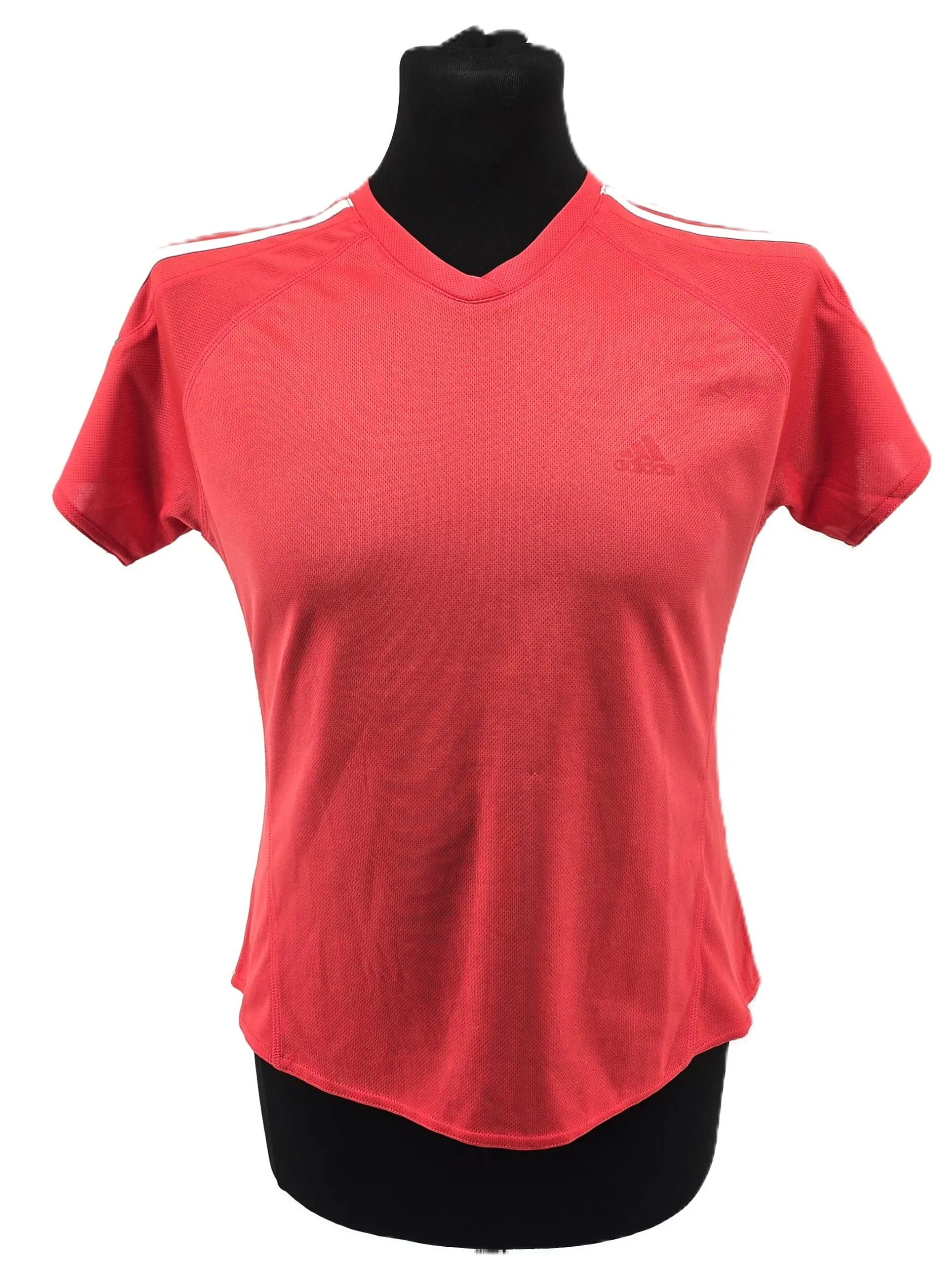 Adidas Vintage Ladies’ Tees red Retro-2010s-style sport training T-shirt
