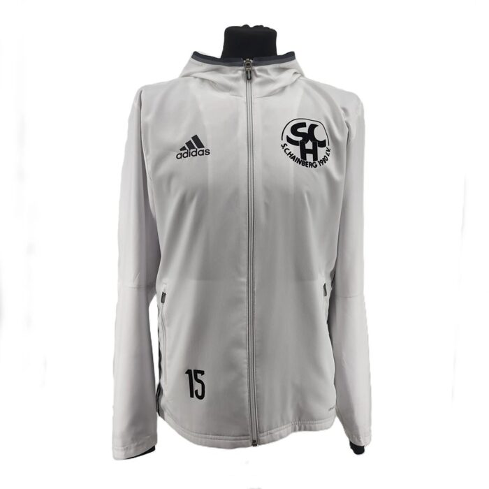 Adidas Vintage Men’s Lightweight Jackets white Retro-2000s-style front view